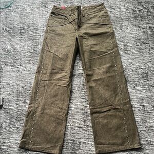 Women's Boot Cut Jeans - Brown